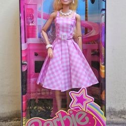 Barbie: The Movie Barbie in Pink Gingham Dress