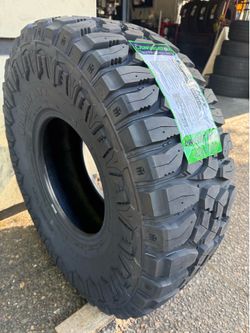 🔥 4 NEW 35x12.50R15 M/T Mud Tires – Installed