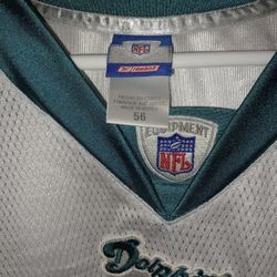 VINTAGE 1990's MIAMI DOLPHINS AUTHENTIC ZACH THOMAS NFL #54 FOOTBALL JERSEY  BY REEBOK for Sale in Melbourne, FL - OfferUp