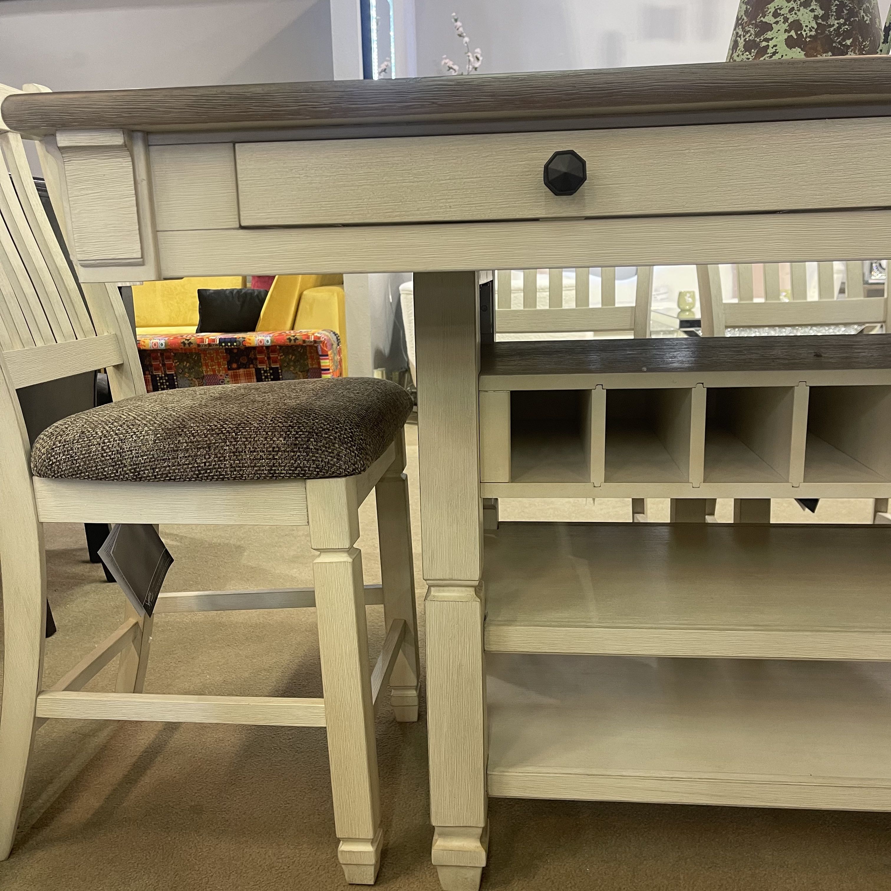 Two-Tone Counter Height Dining Room Set / 7pc