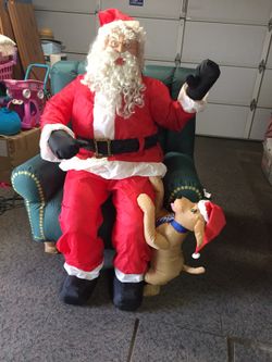 Blow up Santa clause