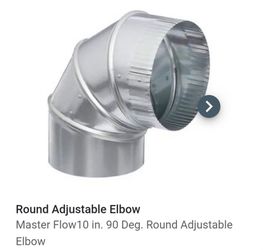 Master Flow 10in elbow