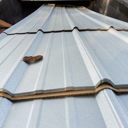 14 Pieces 11' Ft  /1 Piece 9 Ft/ 3 Ft Width, Metal Roofing Panels