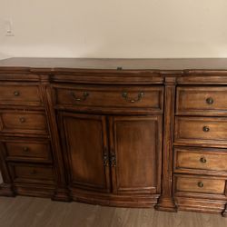 Large Wood Dresser 