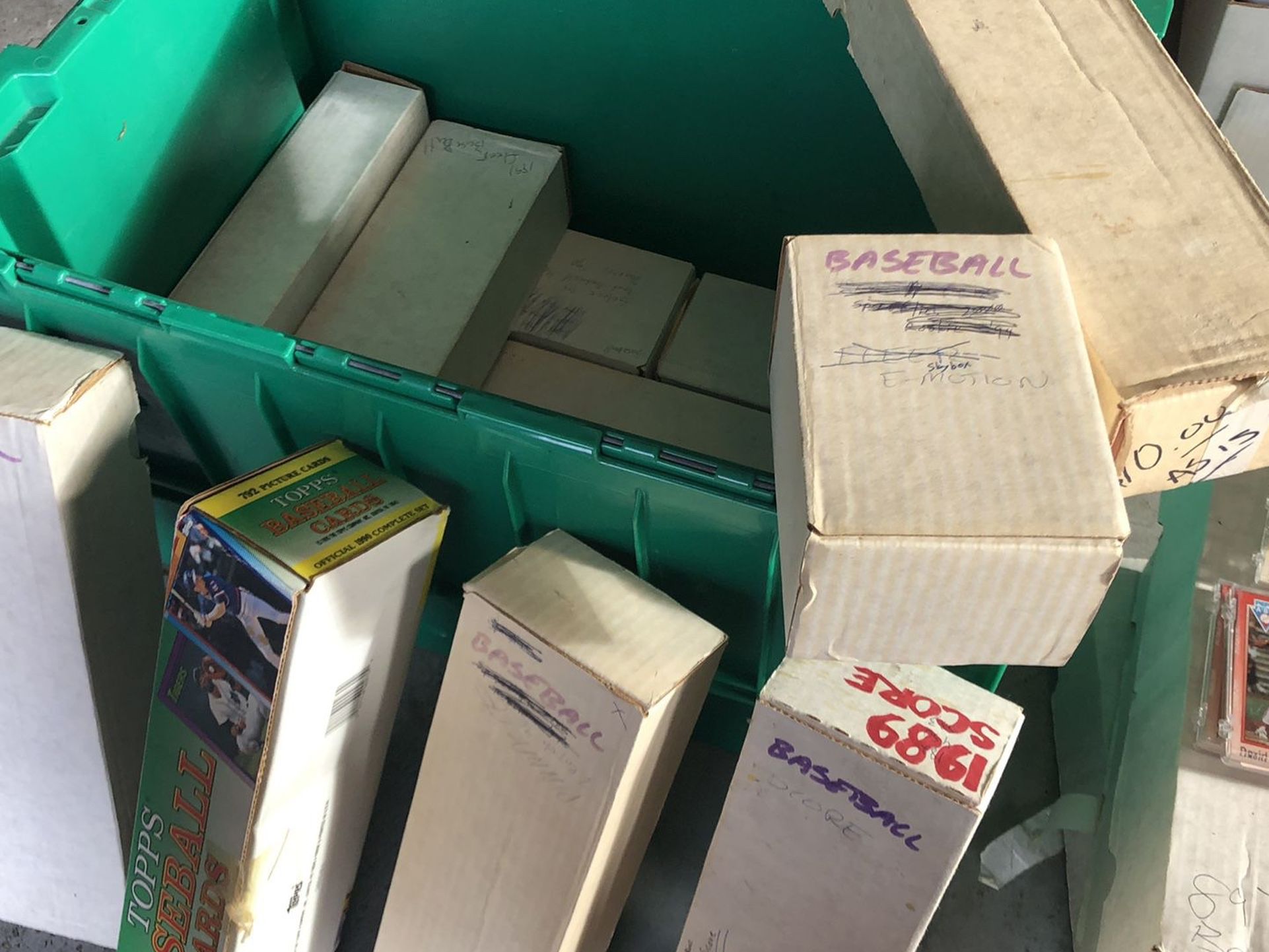 Baseball Cards: 1980’s-2000’s