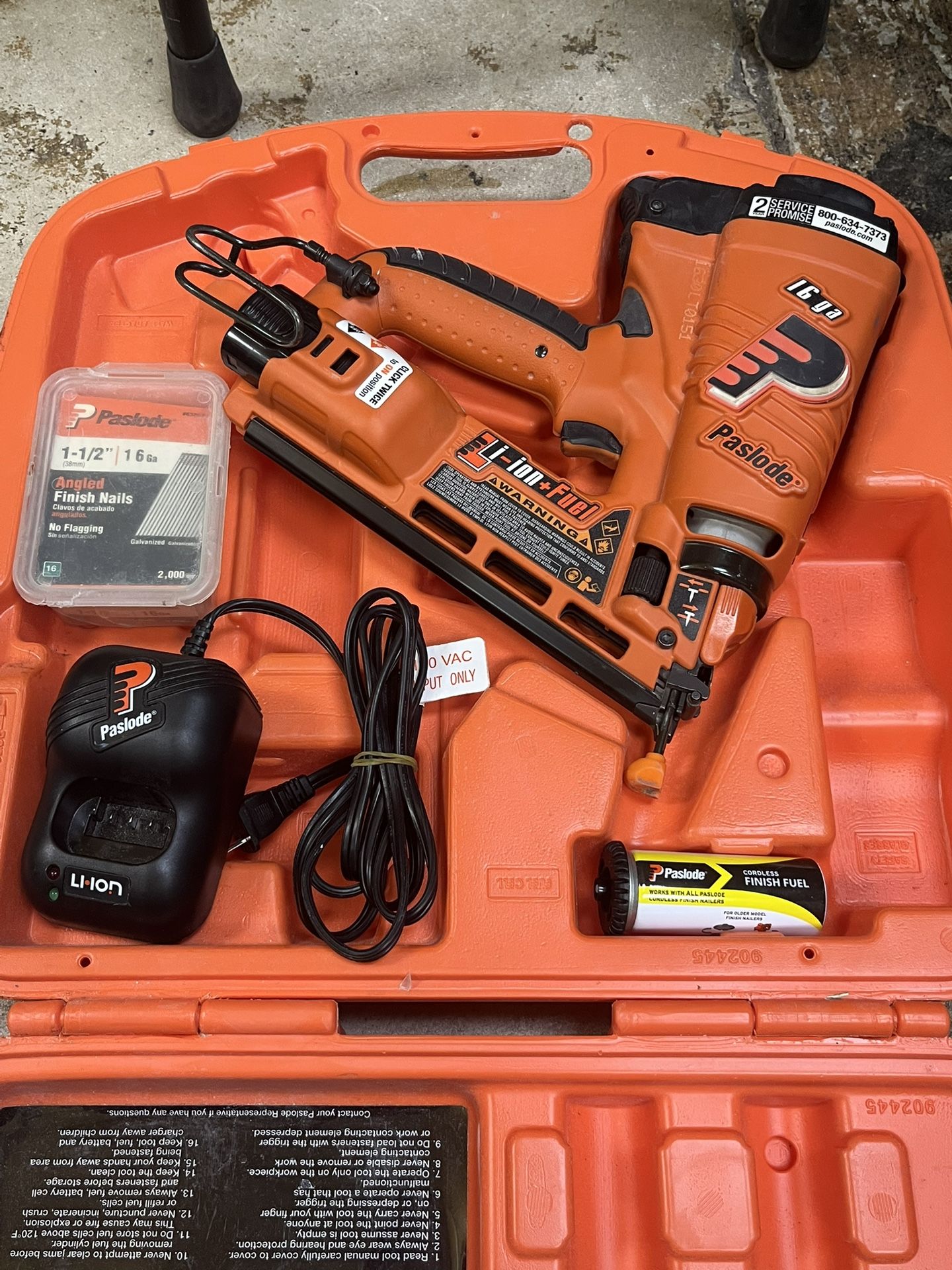 Paslode 16 Gauge Angled Finish Nailer 