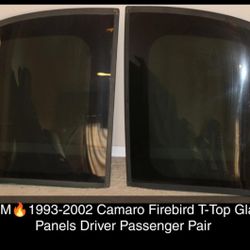 🔥🔥 OEM 1993 To 2002 Camero Firebird T-Top Glass Panels Driver Passenger Pair  $290