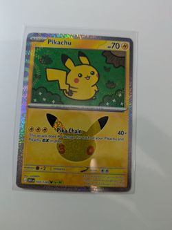 30th Celebration Pikachu 12/30