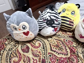 Squishmallow and Labubu