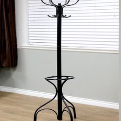 NEW  Coat Rack & Entryway Clothes Rack, Hat Rack & Umbrella Holder, Frenchi Home Furnishing Rack, Oak !