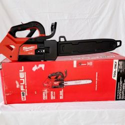 M18 FUEL 14 in. 18V Lithium-Ion Brushless Cordless Battery Top Handle Chainsaw (Tool Only) NO INCLUYE BATERIA