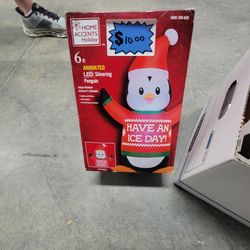 Blow up christmas decoration