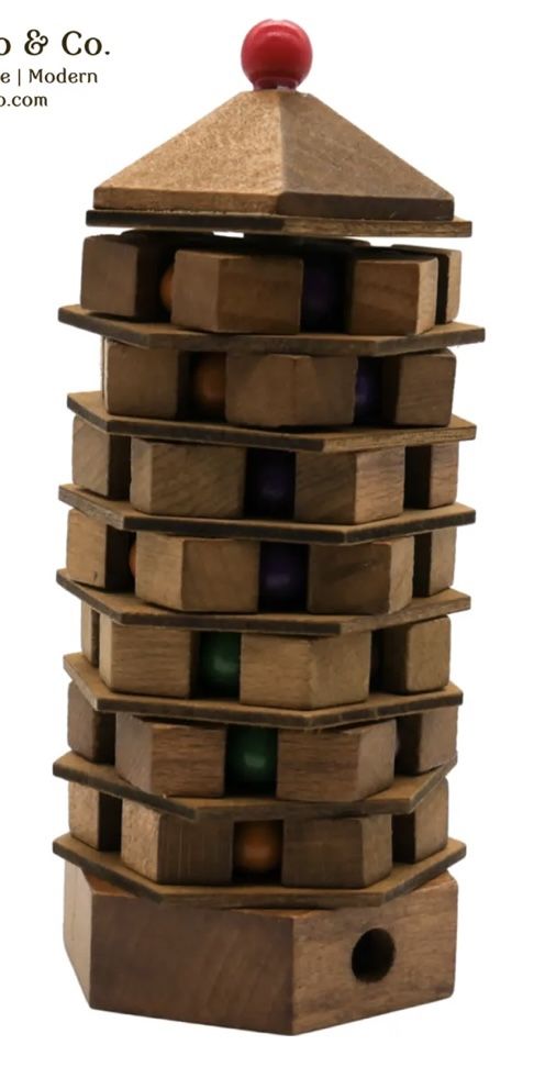 aztec ghost tower puzzle HISTORIC INSPIRATION - all brainteasers from the True Genius line are inspired by one of five different ancient civilizations