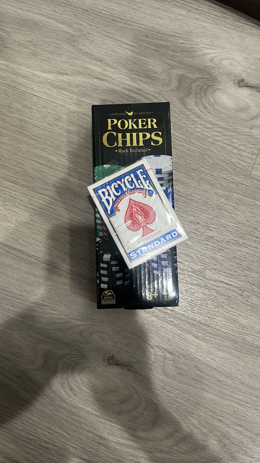 Poker Chips and A Deck Of Cards