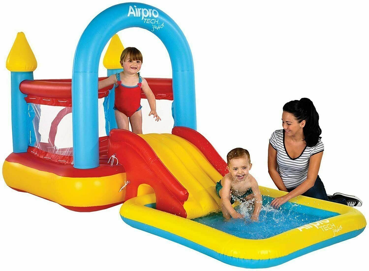 🎁 BRAND NEW Airpro Tech Junior Bounce House Ramp & Pool