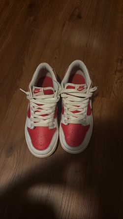 Red & White Championship Dunks
