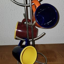 Coffee Mugs & Stand