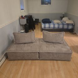 Two Seat Comfy Couch 🛋 From  Ashley  $200