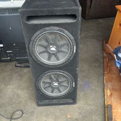 Two 12’s Kicker Comps Works Great 
