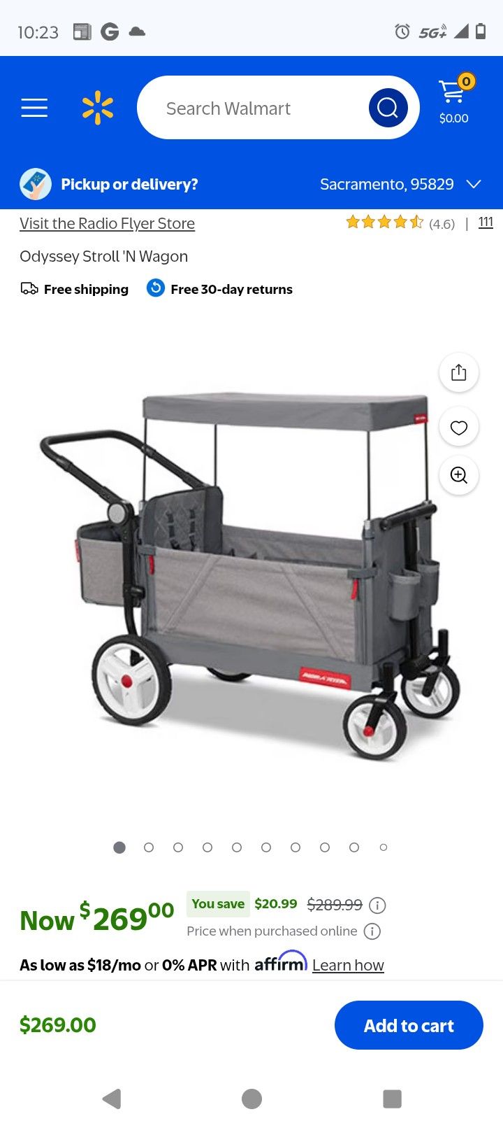 Radio Flyer Odyssey Stroller And Wagon