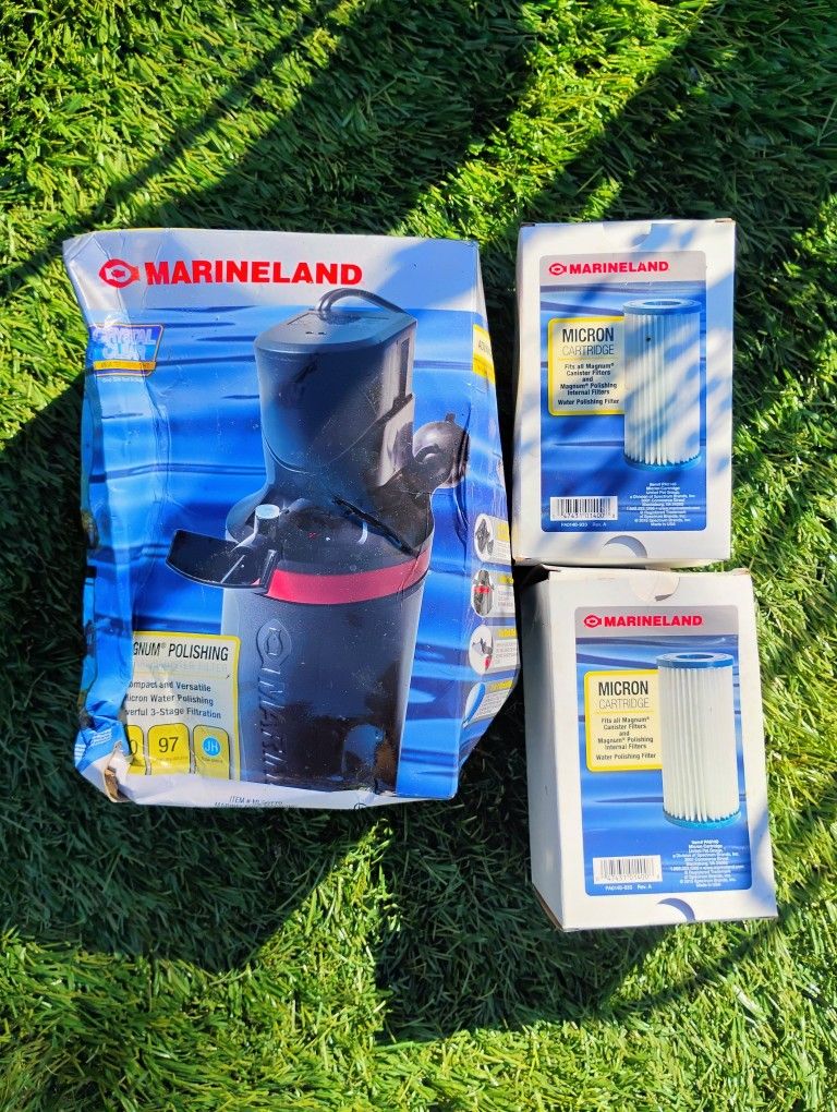 Magnum Polishing Filter And 2 Cartridge Filters