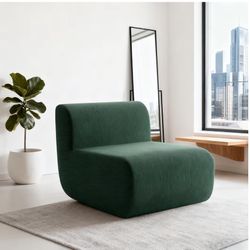 Brand new factory sealed in the box, 26" Single Sofa, 1 Seater Armless Corduroy Couch, No Assembly M