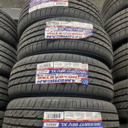 205/55R17 Set Of 4 American New Tires 