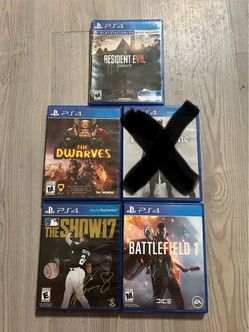 PS4 Game Bundle – Lot of 4