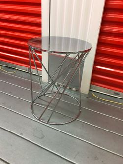 Chrome Side Table
