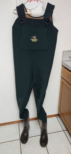 Caddis Wading Chest Waders with bootwear Women's size 7