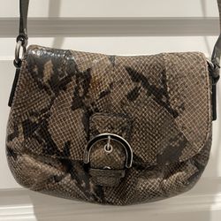 Coach Python Snake Evening Crossbody Handbag Phone Christmas Gift 