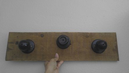 Unique one of a kind coat rack, purse rack, hanging rack