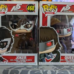 Persona 5 Joker And Queen Funko Pops Bundle - GameStop Exclusive