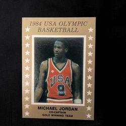 Michael Jordan 1984 Olympic Basketball 