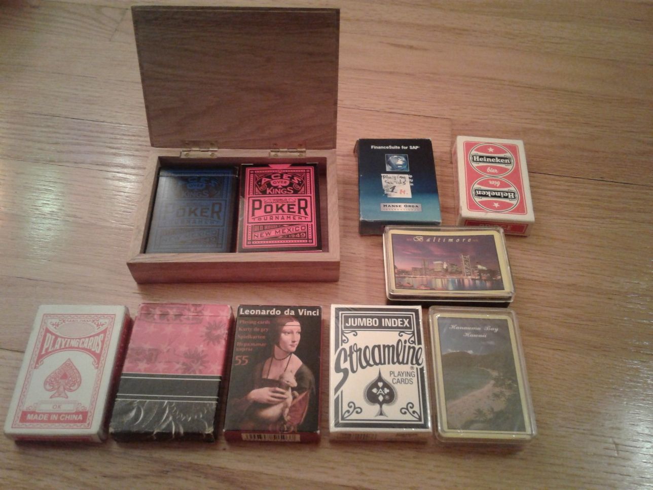 Playing cards. $5 each