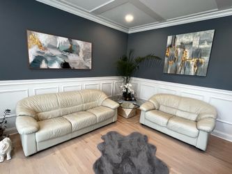 Leather Sofa & Love seat