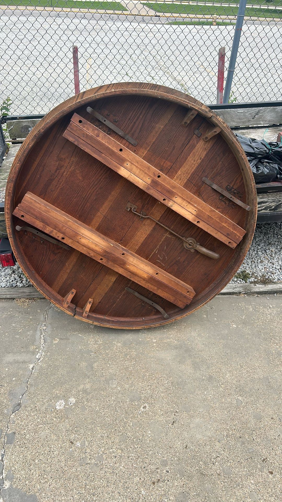 Rustic Oak Wood Table