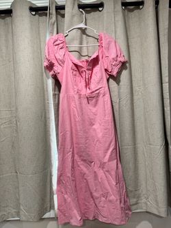 Baby Pink Long Summer Dress
