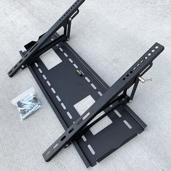 (New in Box) $25 Large Heavy-Duty TV Wall Mount 50”-80” Slim Television Bracket Tilt Up/Down, Max weight 165lbs 
