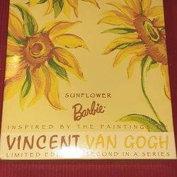 Sunflower Barbie Inspired By The Paintings Of Vincent Van Gogh 1998 NIB 