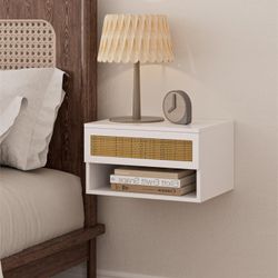 Small Modern Nightstand with Drawer