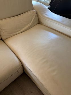 • 🇮🇹 Italian leather Beautiful Italian Leather Sectional — OBO!  Ready for a New Home! ✨
