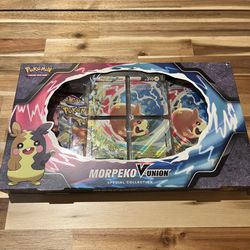 Pokemon Morpeko V-Union Special Collection SWSH 4 Packs 4 Promo 1 Jumbo Sealed