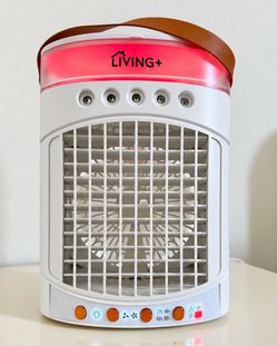 Mini Rechargeable Fan with Air Humidifier