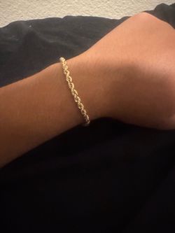 10k rope bracelet