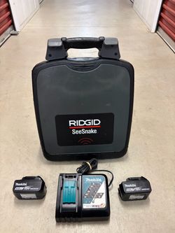 RIDGID CS12x SeeSnake Digital Recording Monitor WiFi w/ 2 Batteries & charger
