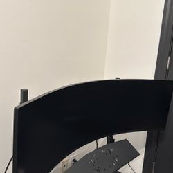 SAMSUNG 49" Class Odyssey Neo G9 Dual QHD 240Hz 1ms G-Sync Compatible Quantum HDR2000 Curved Gaming Monitor -