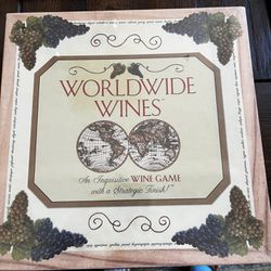 Worldwide Wines, Strategy, Board Game- New