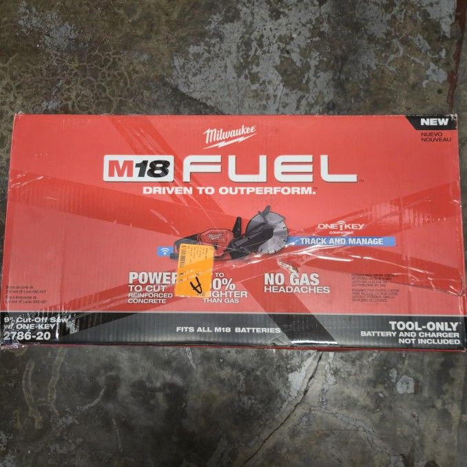 Milwaukee M18 FUEL ONE-KEY 18V Cordless 9 in. Cut Off Saw (Tool-Only)