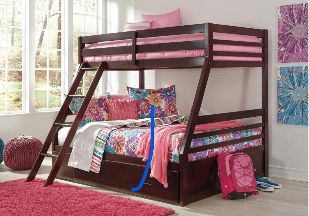 Twin over Full bunkbed
